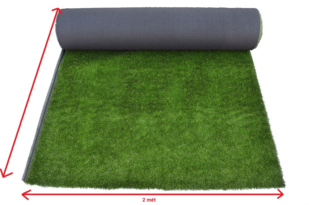 Kích thước cuộn thảm cỏ nhân tạo 2m * 25m